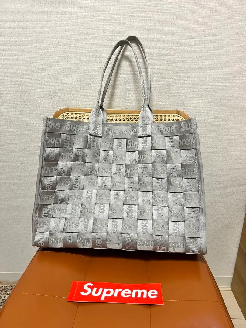 Supreme Woven Tote (SS24) - $158