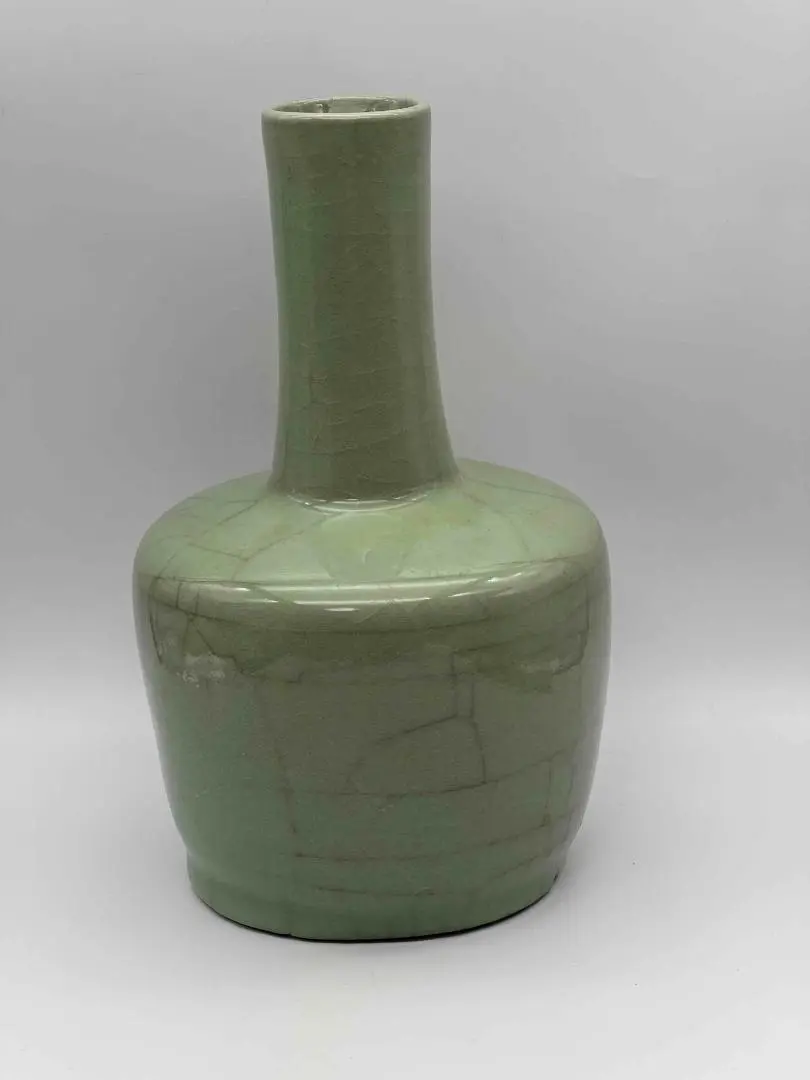 【武田佳林(斷捨離）】中国青磁　時代物　龍泉窯？　皿 武田佳林(斷捨離）様専用】中国青磁 時代物 龍泉窯？ 皿 陶芸