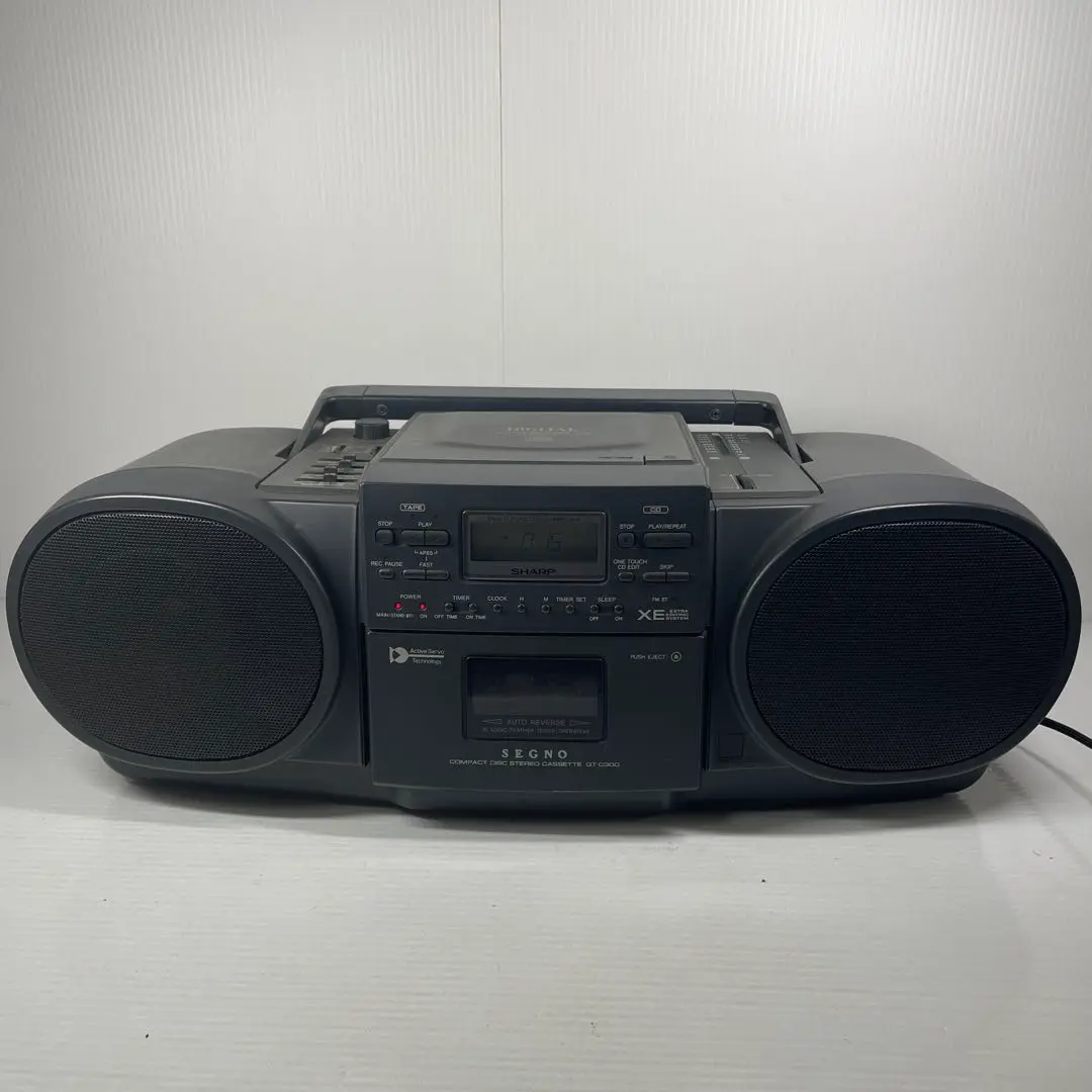 【動作美品】SHARP QT-C300-BR SEGNO CDラジカセ Sharp QT-C300 CD Radio Cassette Recorder 