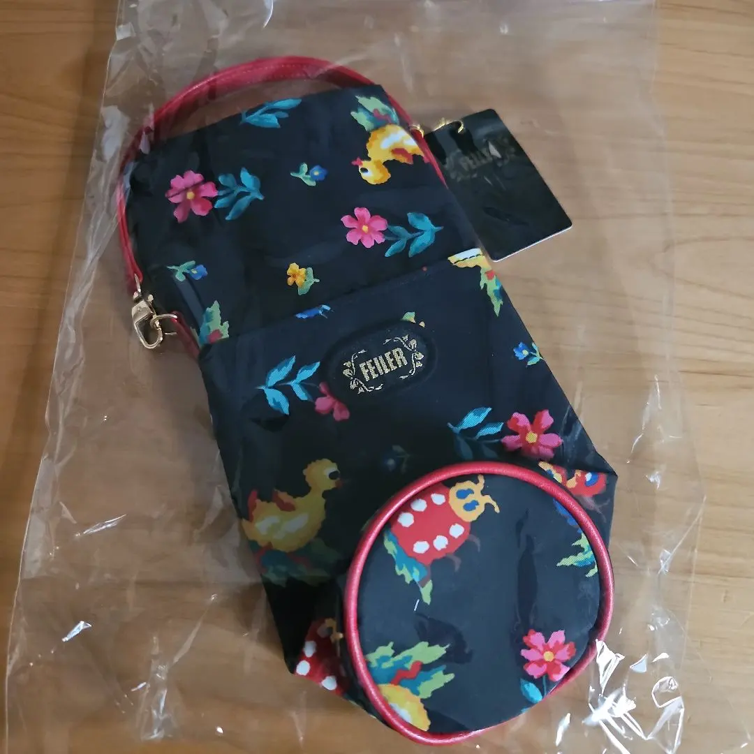 未使用 フェイラー ハイジ　水色　ペットボトルケース　巾着 2点セット 未使用 フェイラー ハイジ 水色 ペットボトルケース 巾着 2点セット