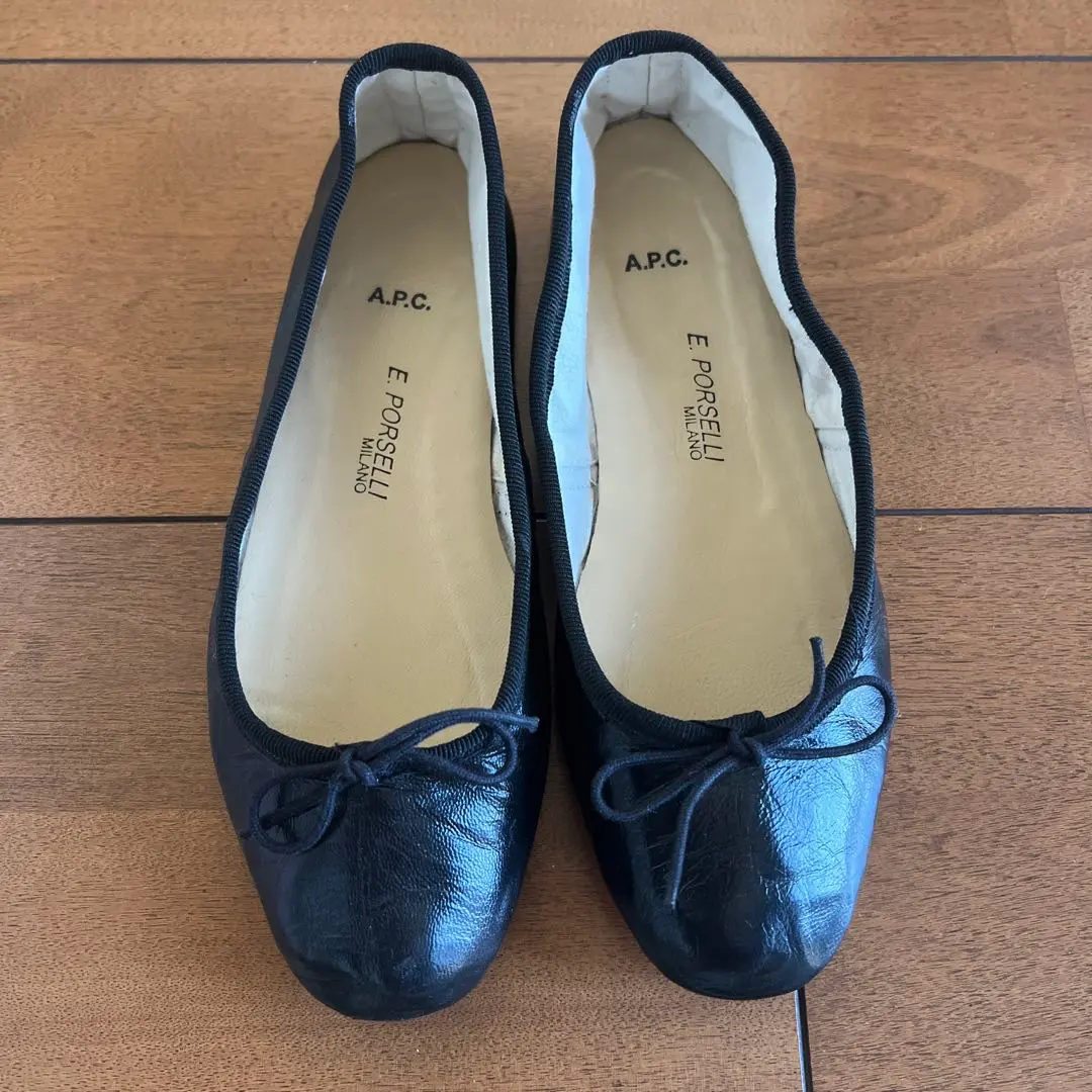 ほぼ未使用【A.P.C】 アーペーセー　ポルセリ　バレエシューズ　フラット 楽天市場】A.P.C.(アーペーセー) PORSELLI ポルセリ バレエ