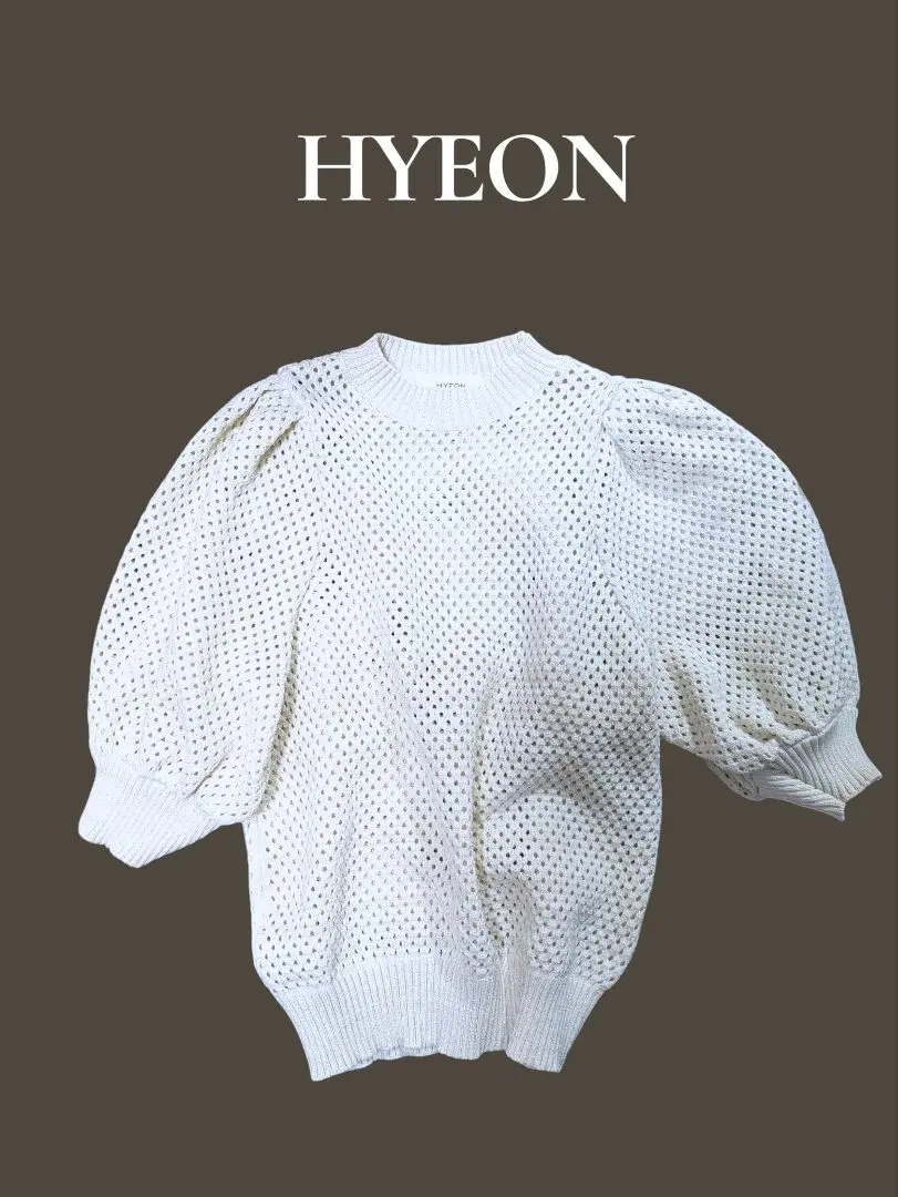 お値下げ【新品未使用】HYEYON アップルパイニット 2025年最新】アップルパイニットの人気アイテム - メルカリ