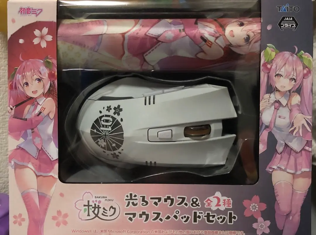 初音ミク 桜ミク 光るマウス＆マウスパッドセット 桜ミク 光るマウス＆マウスパッドセットタイトープライズ詳細
