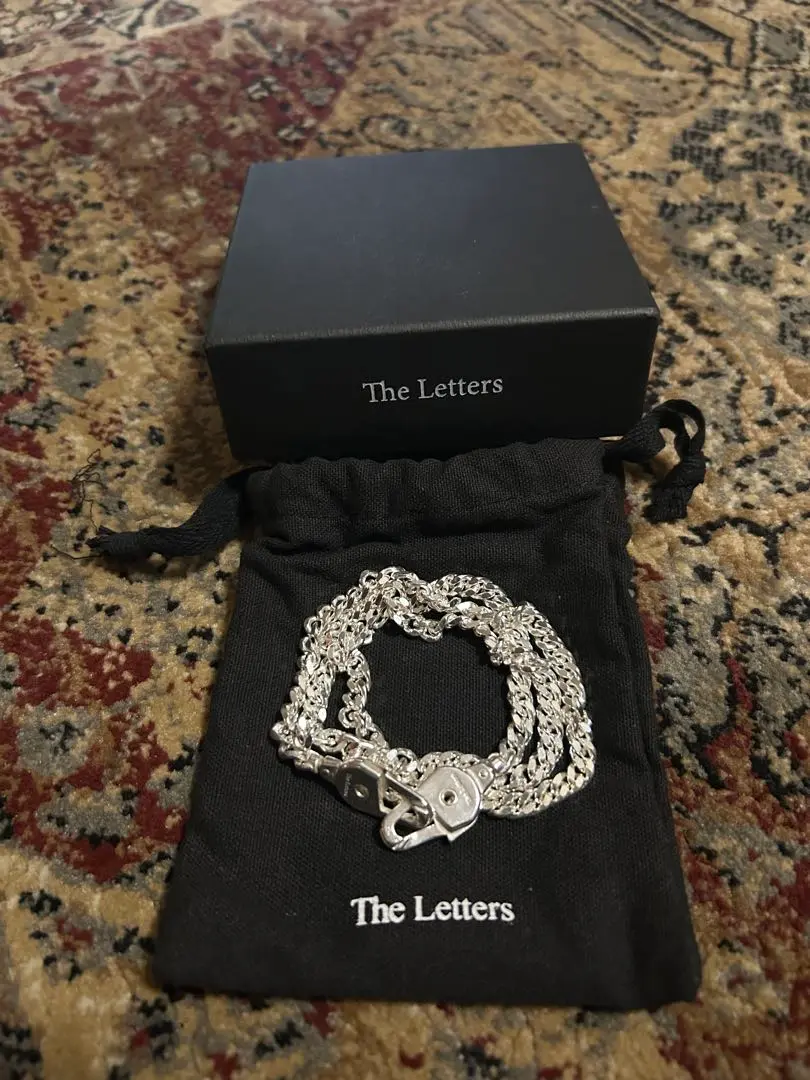 The Letters シルバー チェーンネックレス The Letters(ザレターズ) チェーンネックレス シルバー｜【公式