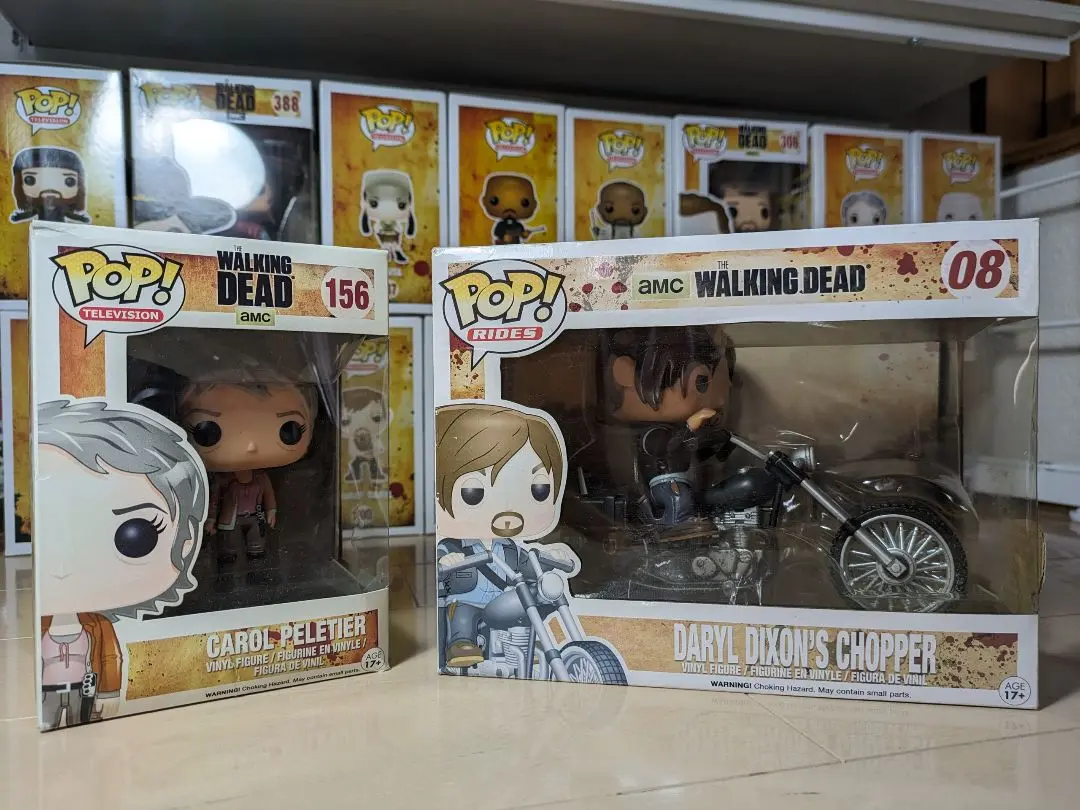 Rare Walking Dead Funko Pop Black & White Daryl Dixon #145