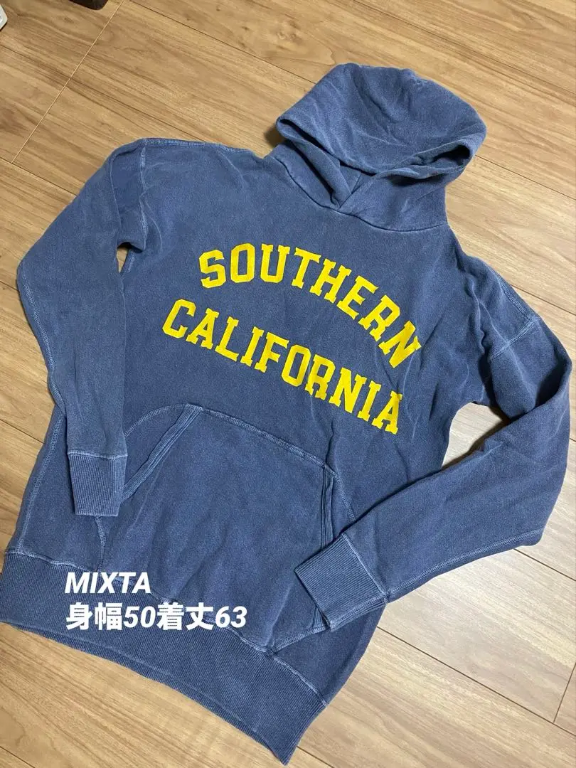 美品 MIXTA ミクスタ SOCAL TABBY HOODIE スウェット M MIXTA（ミクスタ）の「《別注》【Mixta/ミクスタ】SOCAL TABBY