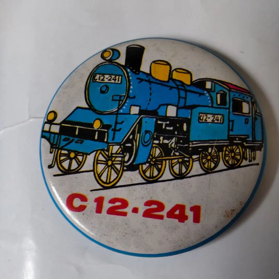 鉄道グッズ：鉄道ヘッドマーク缶バッジ、SL 蒸気機関車 絆創膏(未開封品) 新品 トレインマーク デカッ！ 缶バッジ SL「やまぐち」号