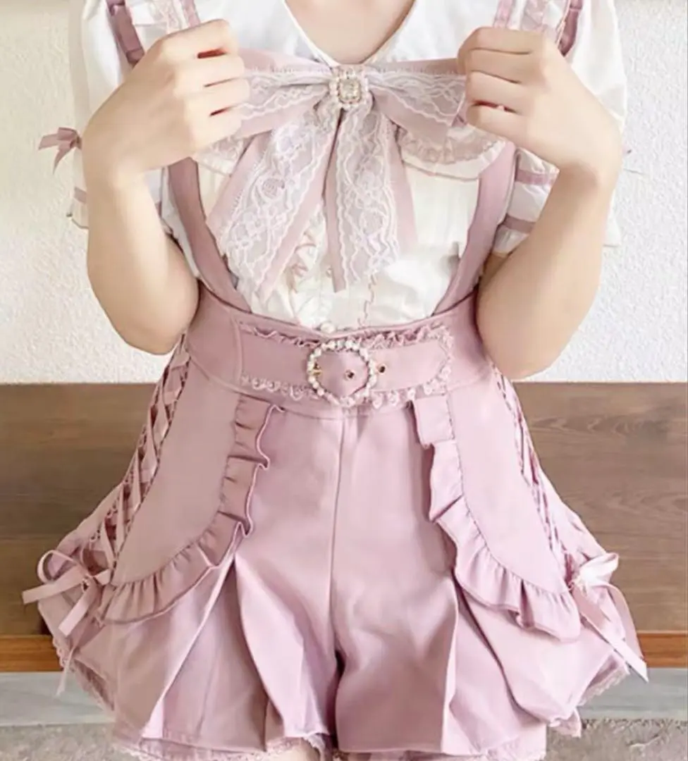 LIZLISA サスペンダー付きフリルショートパンツ 2025年最新】liz lisa サスペンダー付きショートパンツの人気