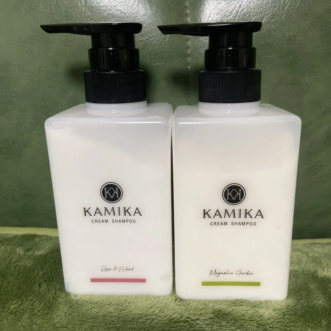【新品・未使用】KAMIKAクリームシャンプー :ローズウッド・マグノリア 試してみた】クリームシャンプー マグノリアガーデン KAMIKAの
