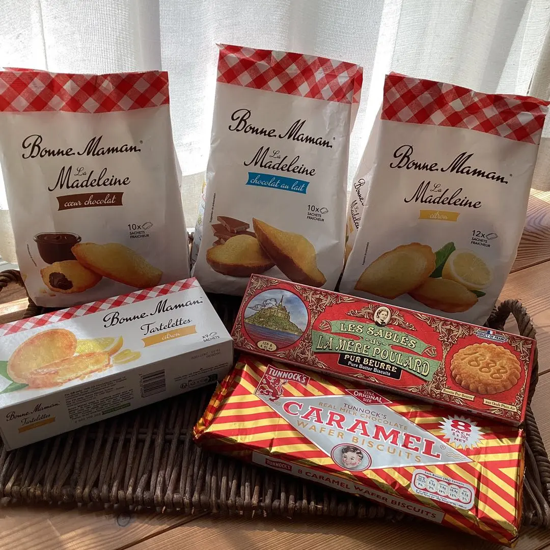 ボンヌママン ７点＋缶有無選択可 マドレーヌ ケーキ タルト ガレット他 楽天市場】【正規品】ボンヌママン ピュアバター マドレーヌ 1袋