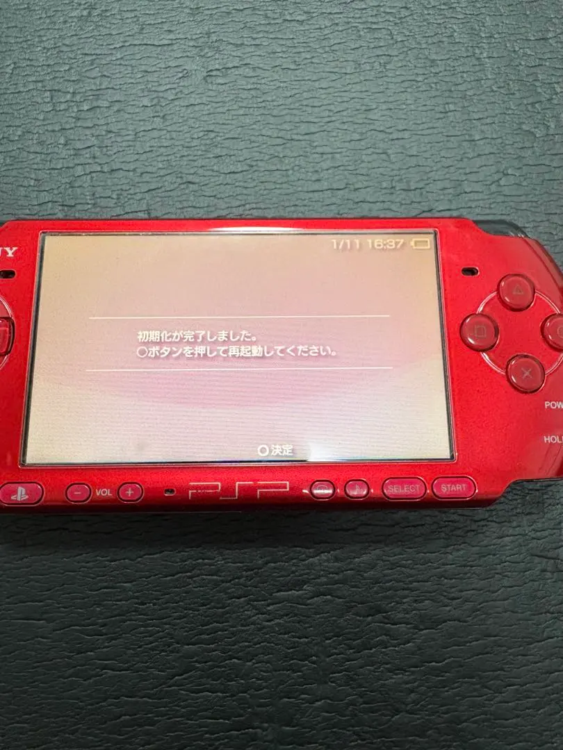 SONY PSP3000 主機 紅色 現狀品 的縮圖