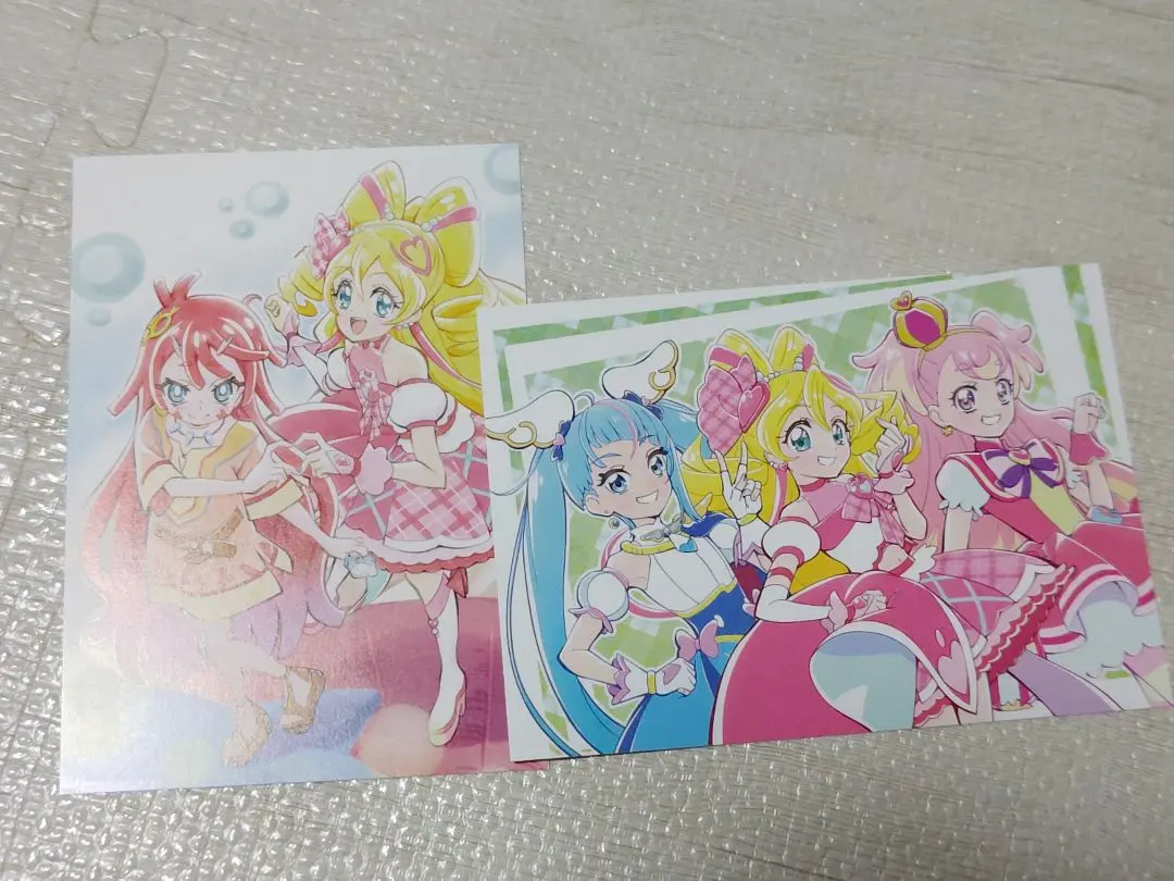 Thumbnail of Movie "Kimi to Idol Precure" Admission Bonus: Postcard & Shikishi-style Card