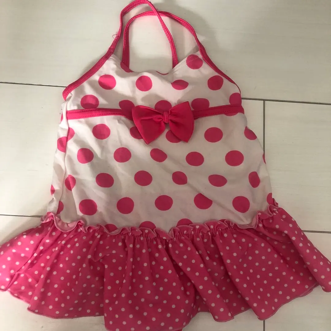 Thumbnail of Polka dot swimsuit, 95cm