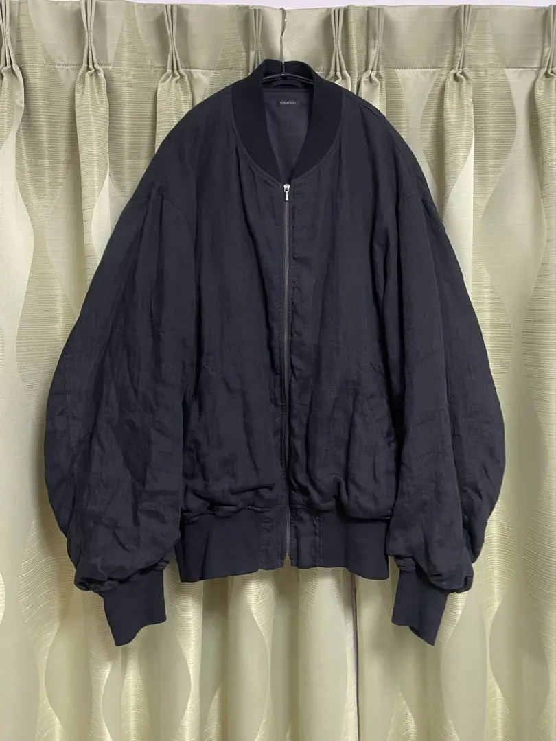 comoli 24ss リネンwクロスジップブルゾン　2 COMOLI (コモリ) リネンWクロス ジップブルゾン