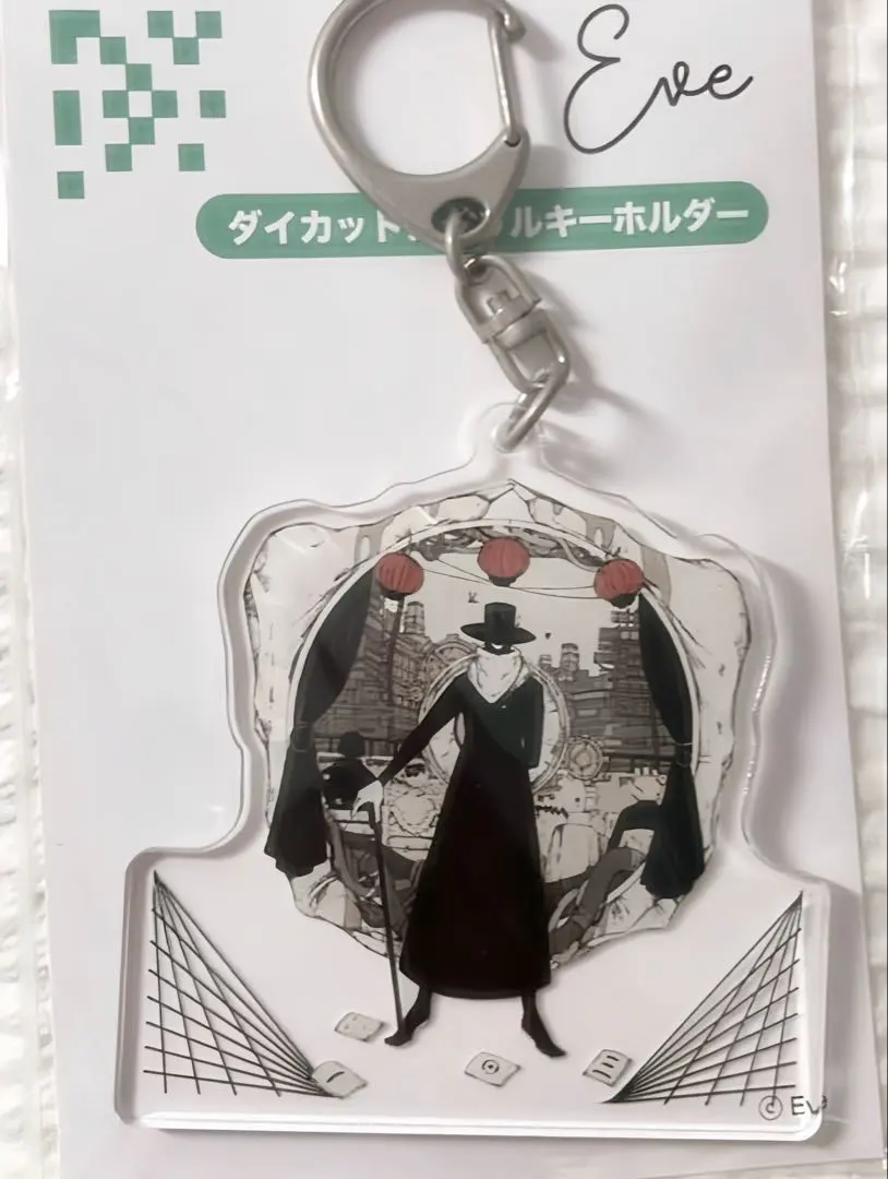 Eve 歌い手 缶バッジ&ダイカットアクリルキーホルダー Eve ダイカットアクリルキーホルダー セガ限定 Eve アクキー
