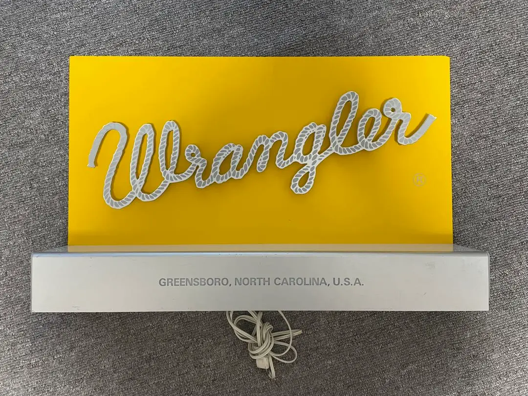 ヴィンテージ ラングラー ネオンサイン 2025年最新】wrangler 看板の人気アイテム - メルカリ