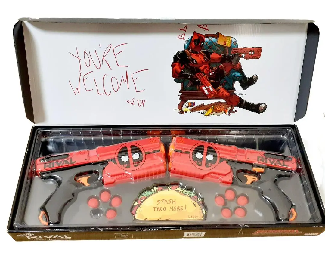 デッドプール　ナーフライバル　コラボセット ナーフ ライバル デッドプール クロノス 紹介 Nerf Rival