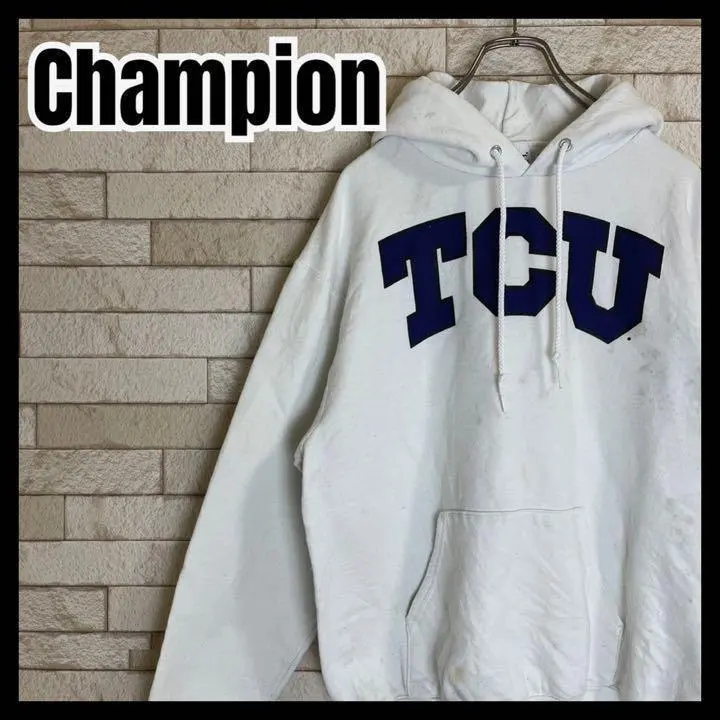 Thumbnail of Champion Hoodie Sweatshirt TCU College Vintage
