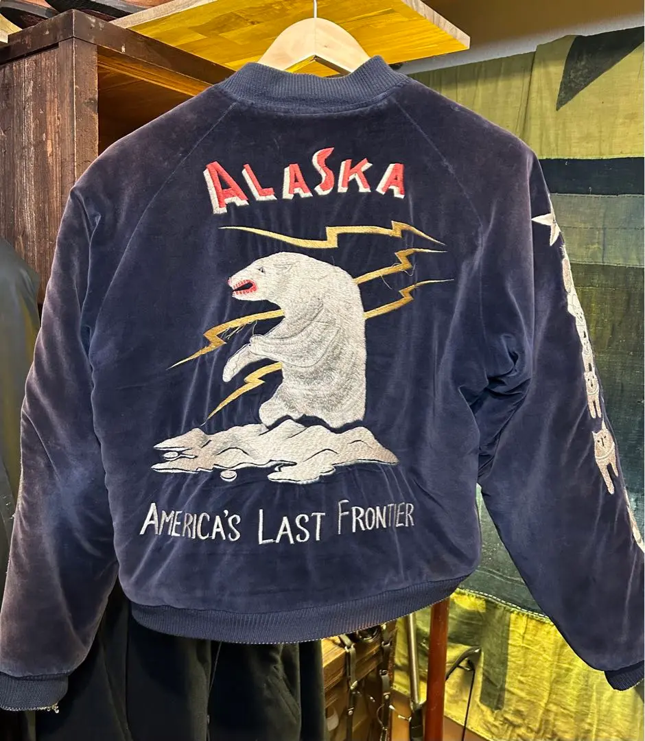 お正月限定価格！　テーラー東洋　アラスカ　ALASKA スカジャン　別珍　XXL Amazon | (テーラー東洋) Tailor Toyo スカジャン アラスカ柄