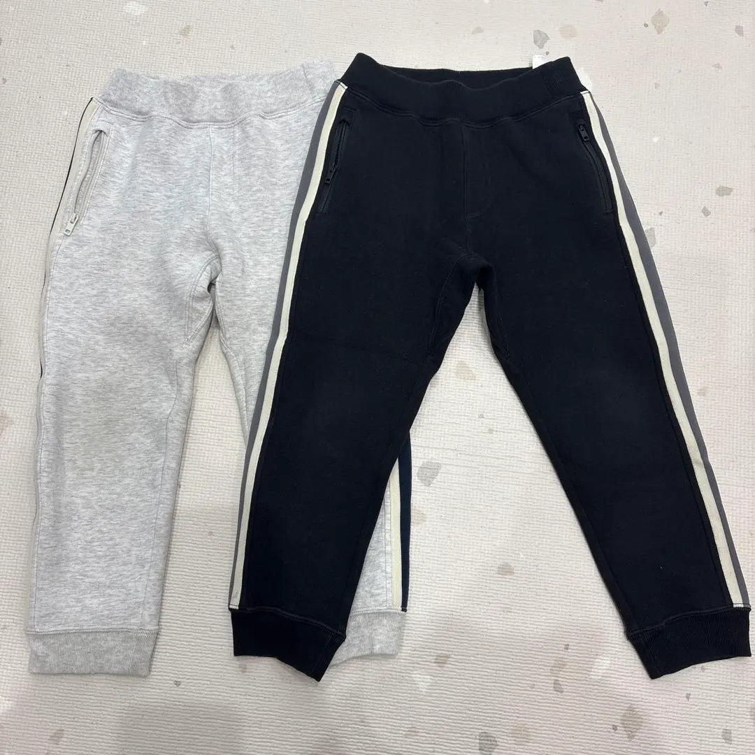 Thumbnail of UNIQLO Kids' Pants - Gray, Navy, Striped