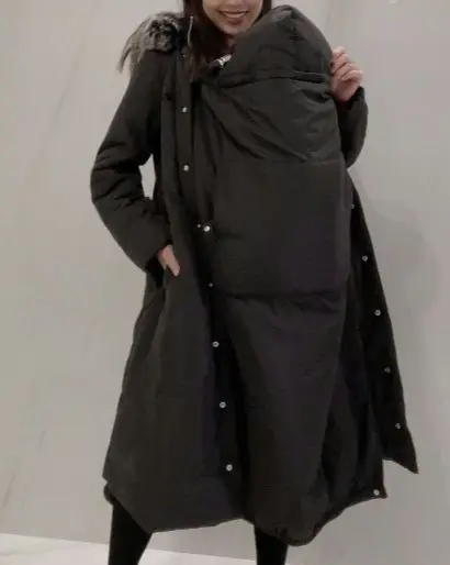 ダウンコート ブラウン Ｌサイズ selva secretaセルヴァセクレタ Outer