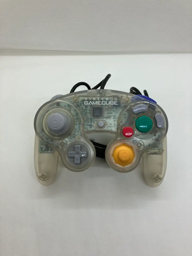 ゲームキューブ コントローラー 後期型 スケルトン クリア 透明 ゲームキューブ コントローラー 後期型 スケルトン クリア 透明