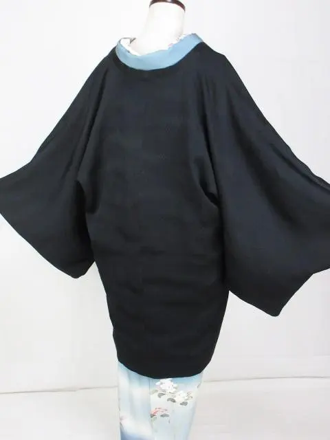 美品！雙面穿＊黑＆芥末黃＊長版大衣＊89公分＊裄71 的縮圖