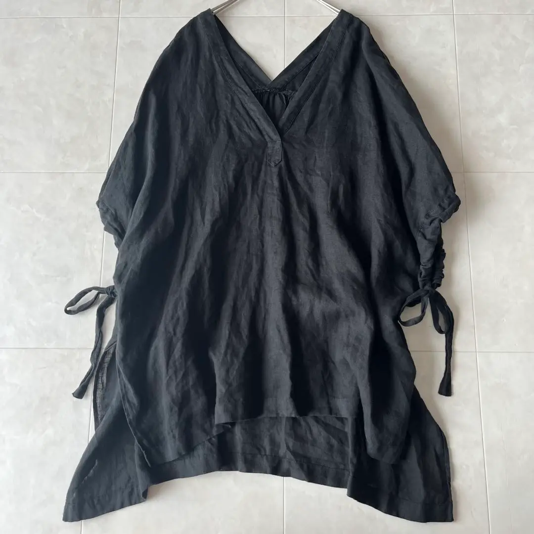 23区 MY STANDARD シャツ　長袖　38 M リネン　青　ブルー 23区 MY STANDARD 長袖シャツ ブルーストライプ サイズ38 - メルカリ