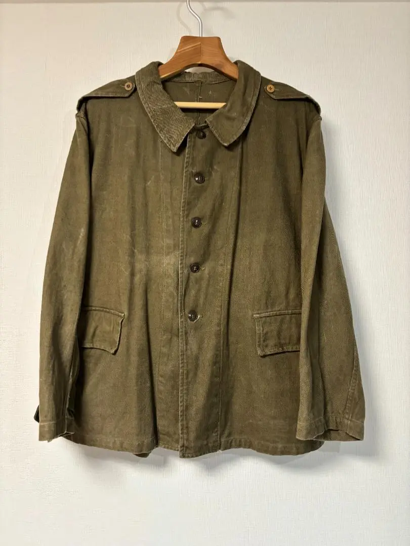 1920s フランス軍 ビンテージ ボージョンジャケット リネン