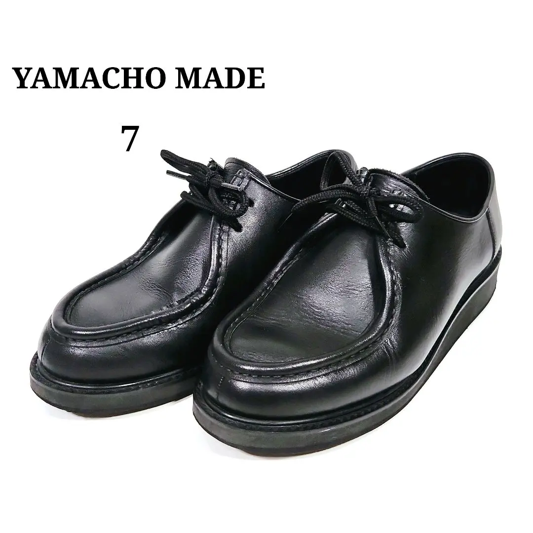 【希少】三陽山長 YAMACHO MADE モカシンシューズ チロリアン 黒 7 2025年最新】山陽山長チロリアンシューズの人気アイテム - メルカリ