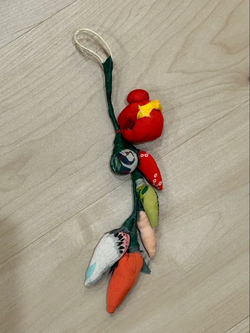 Thumbnail of ◆Sarubobo Chirimen Wall Hanging◆Brand New