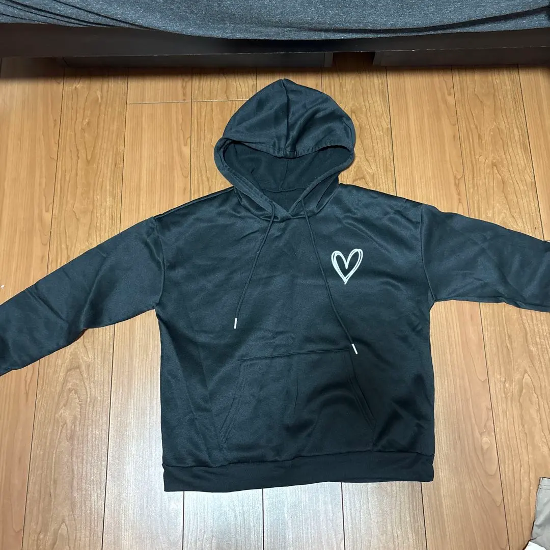 Thumbnail of Black Heart Mark Hooded Sweatshirt