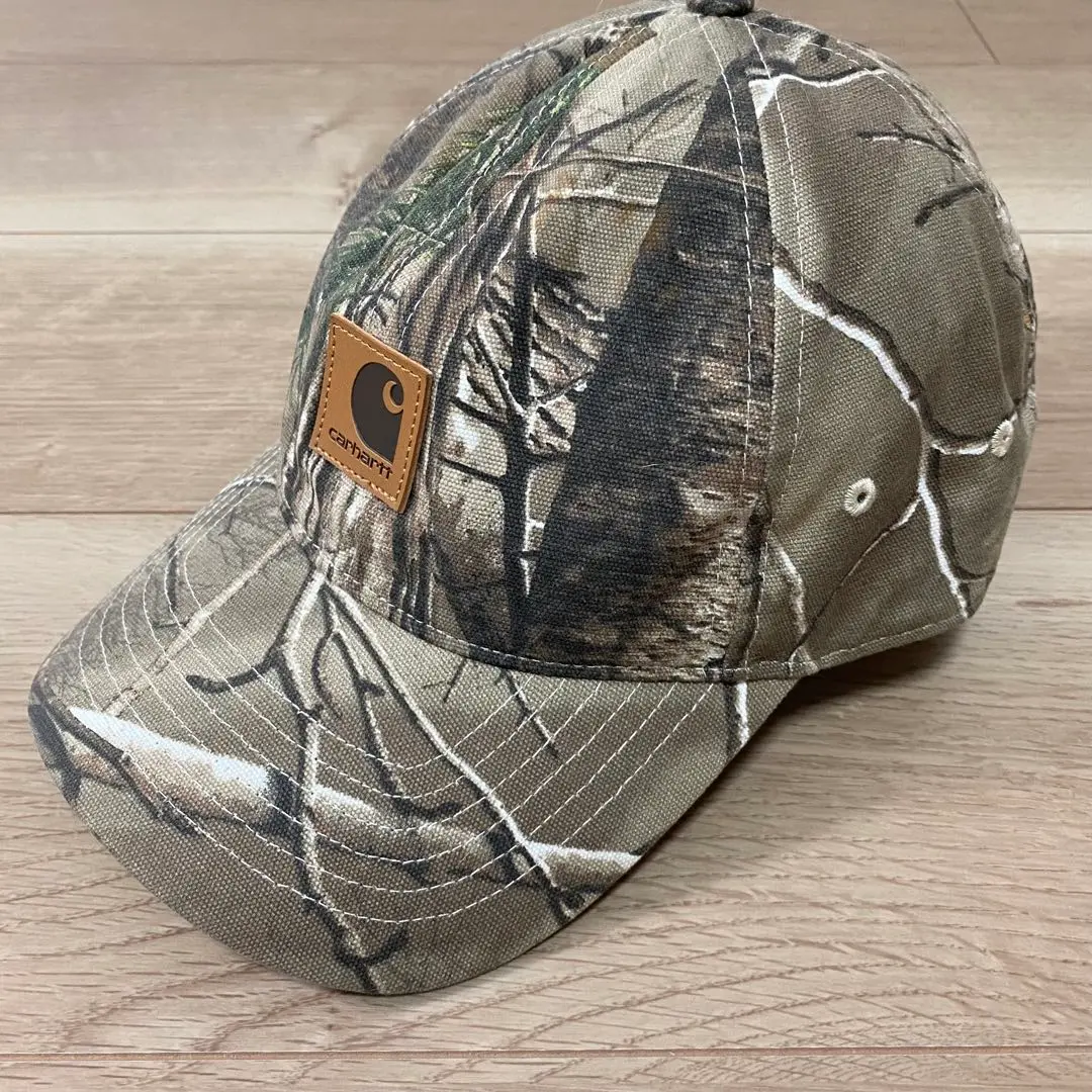 【貴重】Carhartt（カーハート）リアルツリーカモキャップ　USA製 貴重】Carhartt（カーハート）リアルツリーカモキャップ USA製