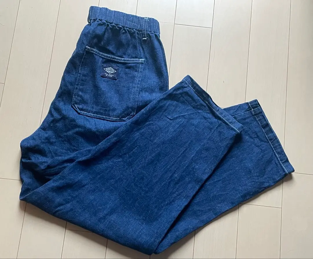 【美品】DANTON 10oz デニムベイカーパンツ ストレート メンズ 美品】DANTON 10oz デニムベイカーパンツ ストレート メンズ