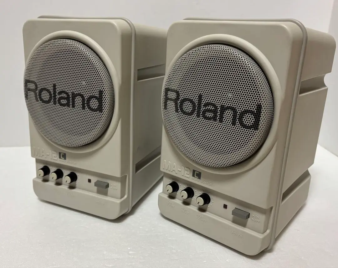 【美品】  ローランド MA-12C アンプ スピーカー 2個セット 美品】 ローランド MA-12C アンプ スピーカー 2個セット 楽器・機材