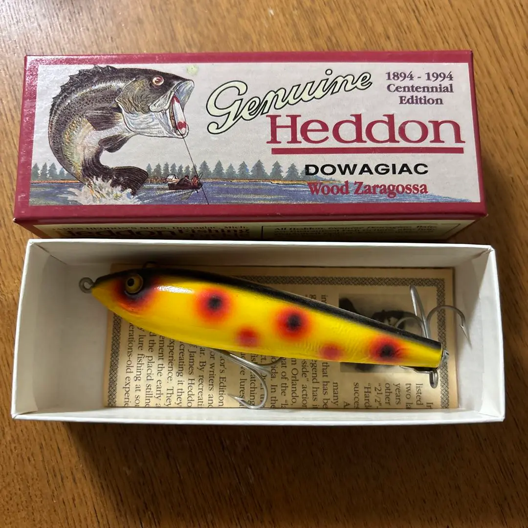 ルアー・フライ Heddon DOWAGIAC Wood Zaragossa ヘドン HEDDON DOWAGIAC WOOD ザラゴッサ Zaragossa X6500W 復刻