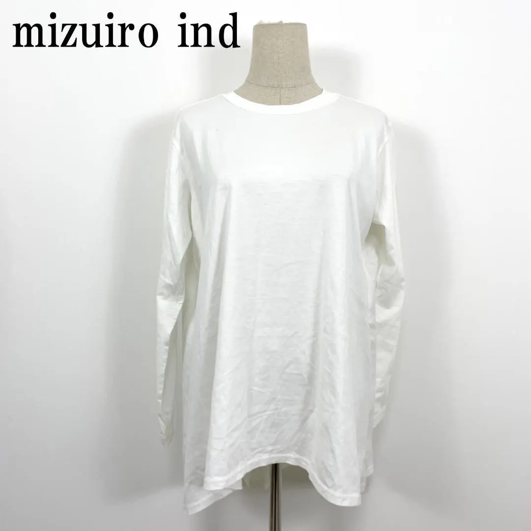 Thumbnail of LA6589 mizuiro ind Cotton Long Sleeve Cut and Sew White L