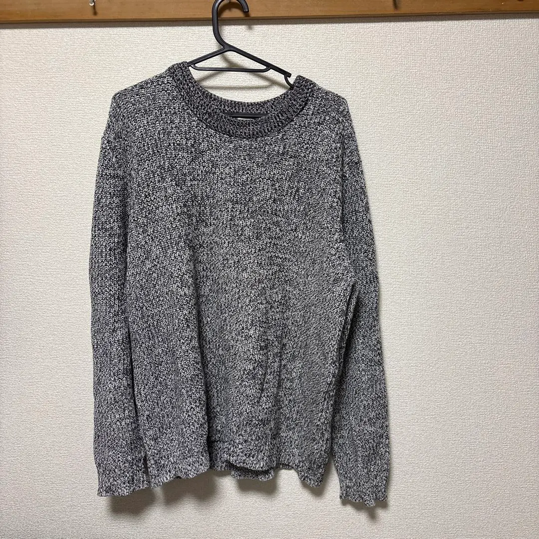 Thumbnail of Meters/bonwe knit sweater, L, gray系 (gray color family)