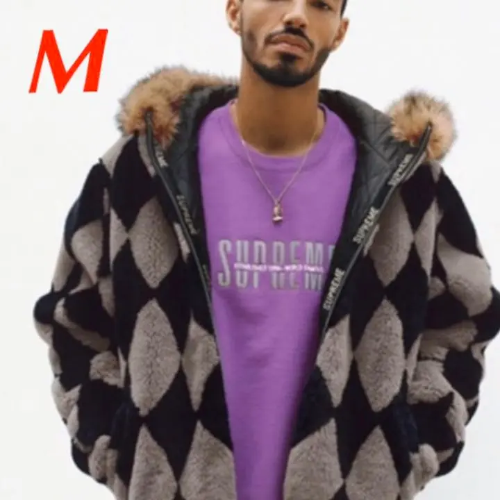 Supreme シュプリーム ダイヤモンド ファージャケット/FR2 ワコマリア Supreme シュプリーム ダイヤモンド ファージャケット/FR2