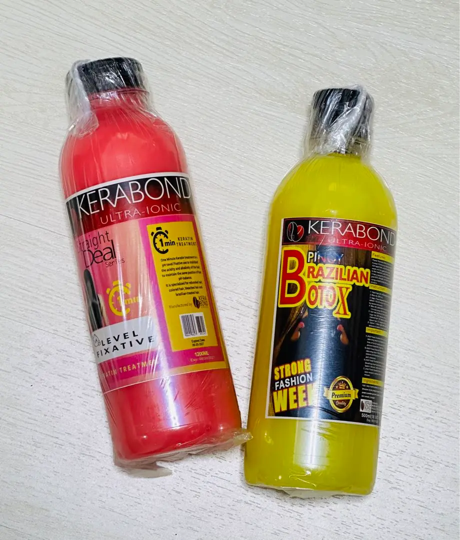 スタイリング剤 KERABOND Pinoy Brazilian Botox500ml 4set Kerabond Ultra-Ionic Pinoy Brazilian Hair Botox, 500ml