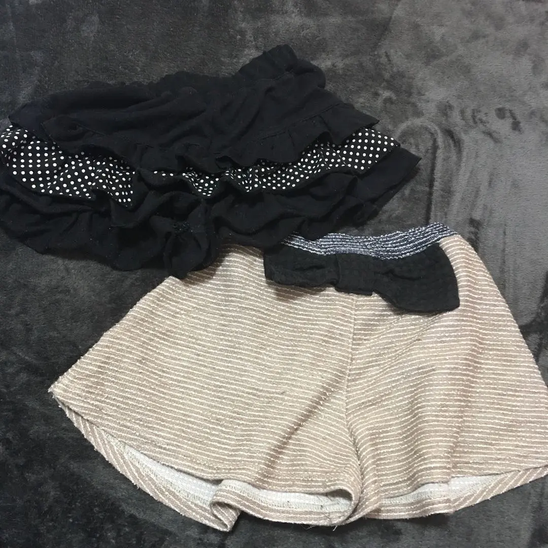 2件 100cm 短裙褲 短褲 的縮圖