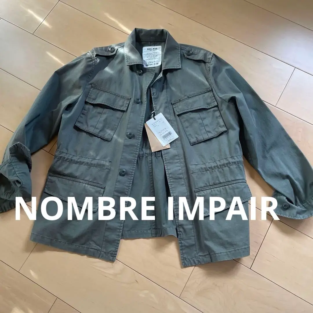 新品NOMBRE IMPAIR ミリタリージャケット F 2025年最新】nombre impair ミリタリージャケットの人気アイテム