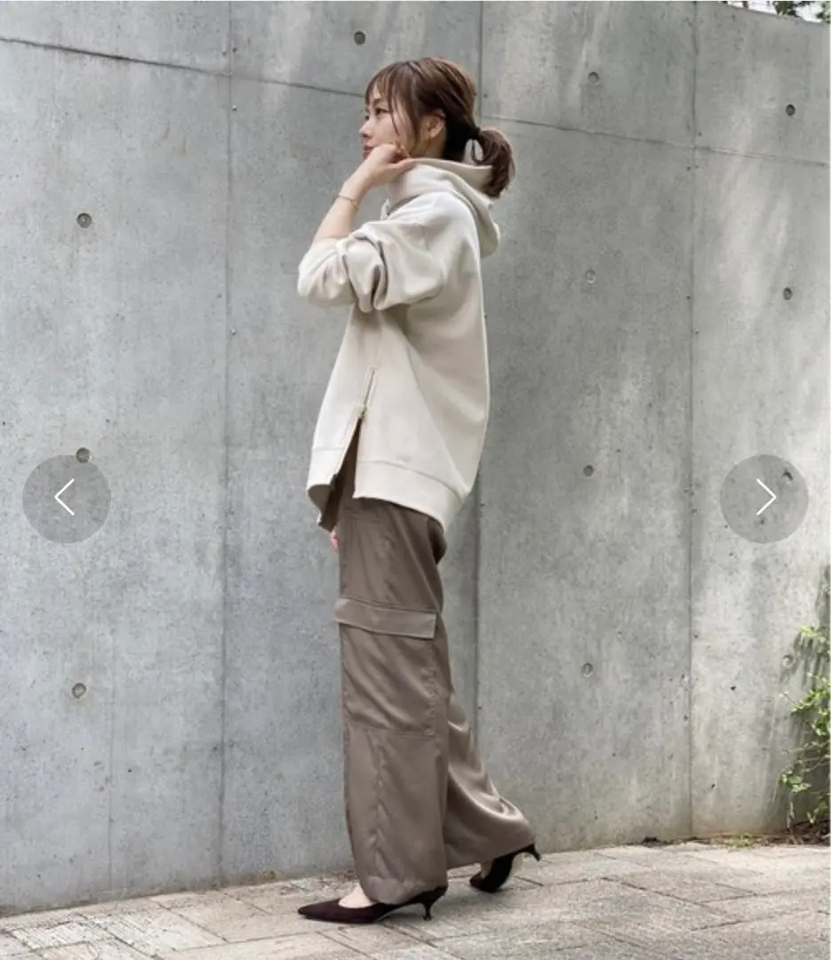 美品 NOBLE(ノーブル)ニットパーカー ダンボールニットフーデットパーカー（パーカー）｜NOBLE