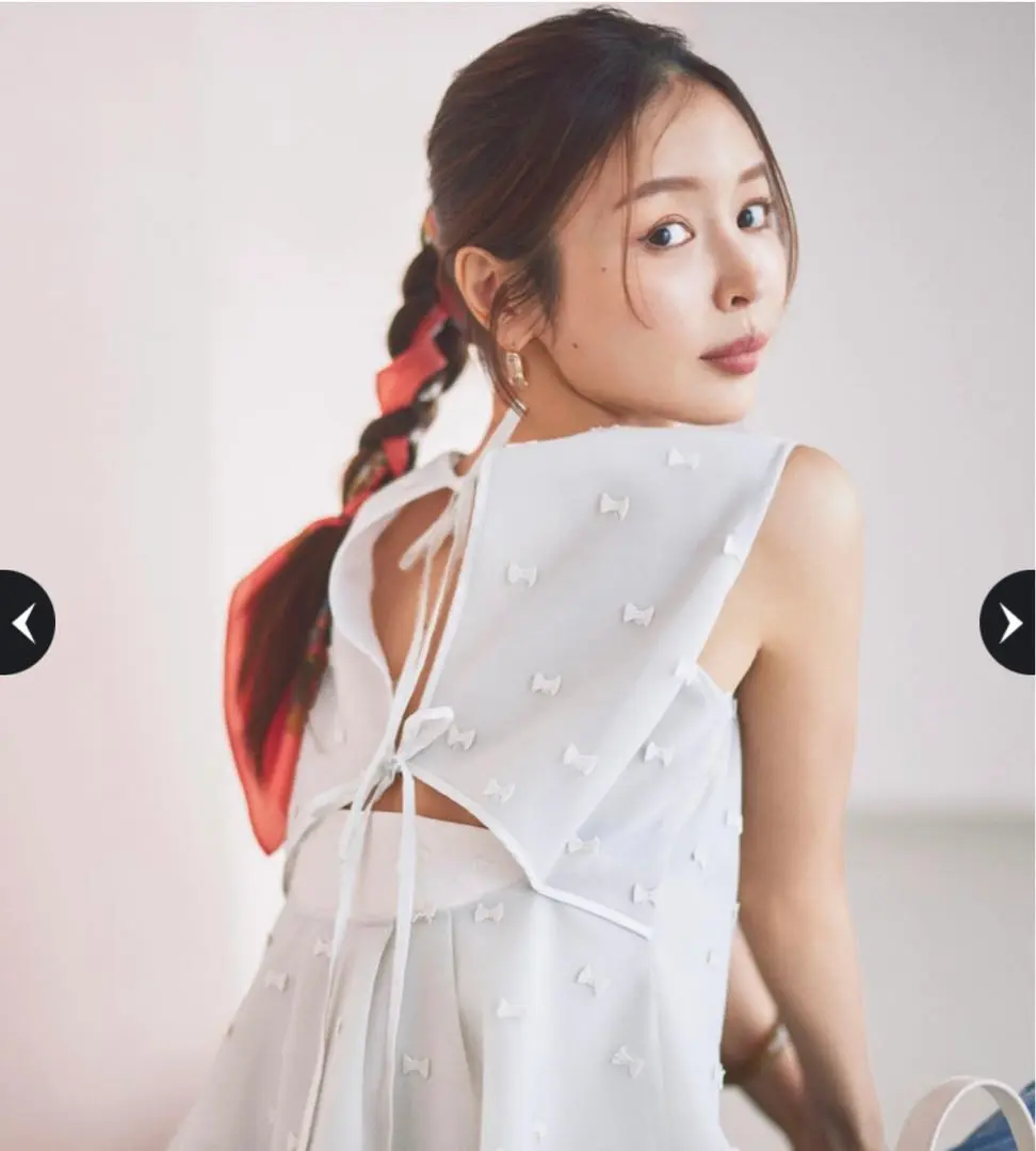 【最終値下げ】マイストラーダ今季リボン刺繍スカート Mystrada（マイストラーダ）の「リボン刺繍スカート（スカート
