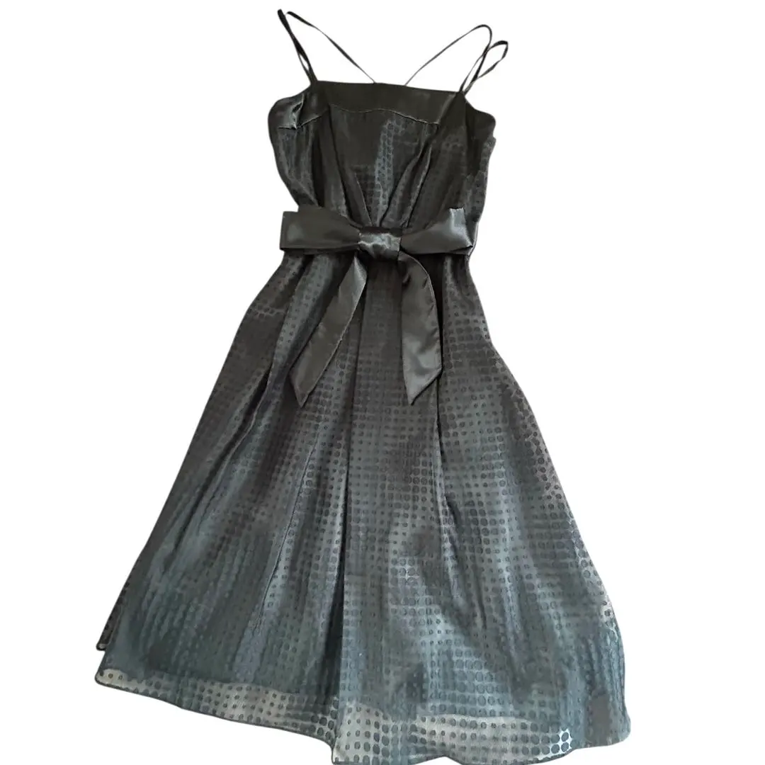 Thumbnail of COMME CA ISM / Black Slip Dress with Ribbon
