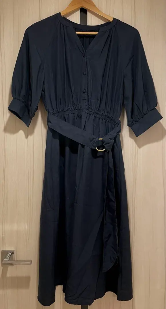 Thumbnail of 【Excellent Condition】12TwelveAgenda Dress FREE SIZE Navy
