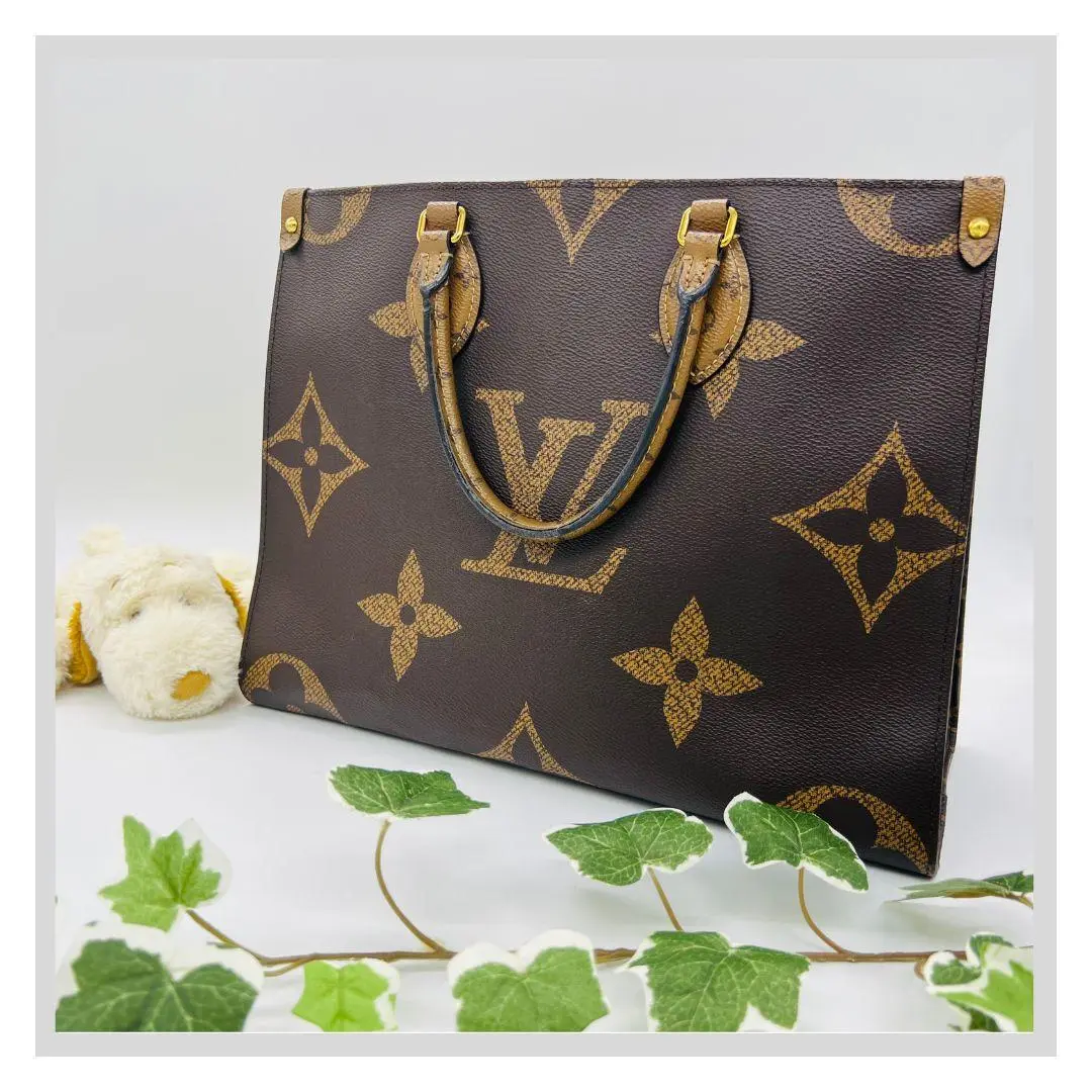 【極美品】LOUIS VUITTON オンザゴーMM 大容量*LOUIS VUITTON*オンザゴー MMモノグラムトートバッグ