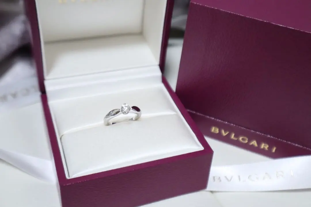 BVLGARI 婚約指輪 GIA証明書付き【7号】超美品！ MixB | 【新品】BVLGARI 婚約指輪 ダイアモンドGIA証明書付き 7