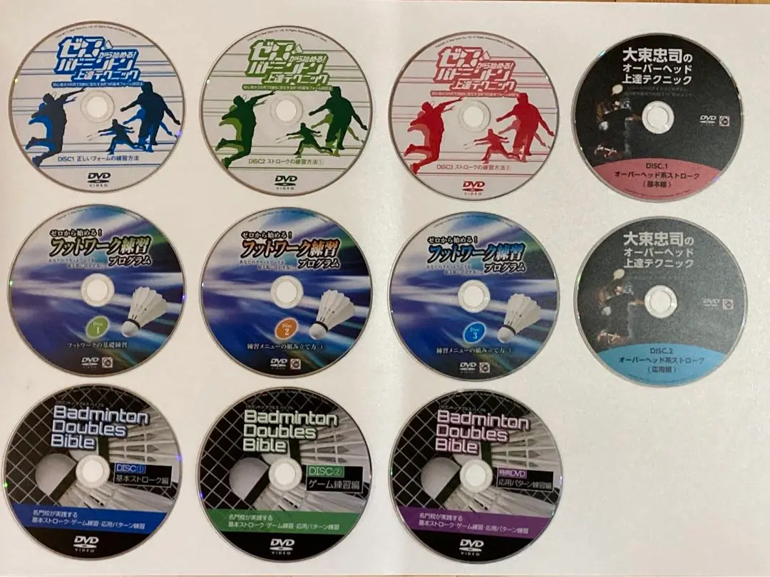 【ゼロから始める!バドミントン上達テクニック】DVD3枚セット Amazon.co.jp: 有田浩史の“ゼロから始める!バドミントン上達