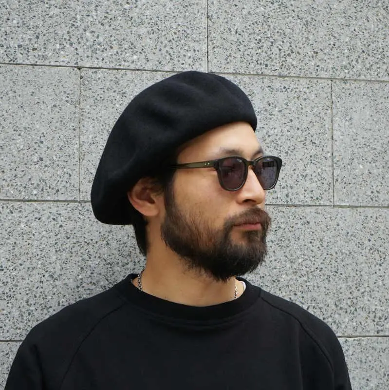 Z　COMESANDGOES LINEN BIG BERET ベレー帽 14+ 帽子 ベレー帽 イタリア糸ニットベレー帽 / ber レディース